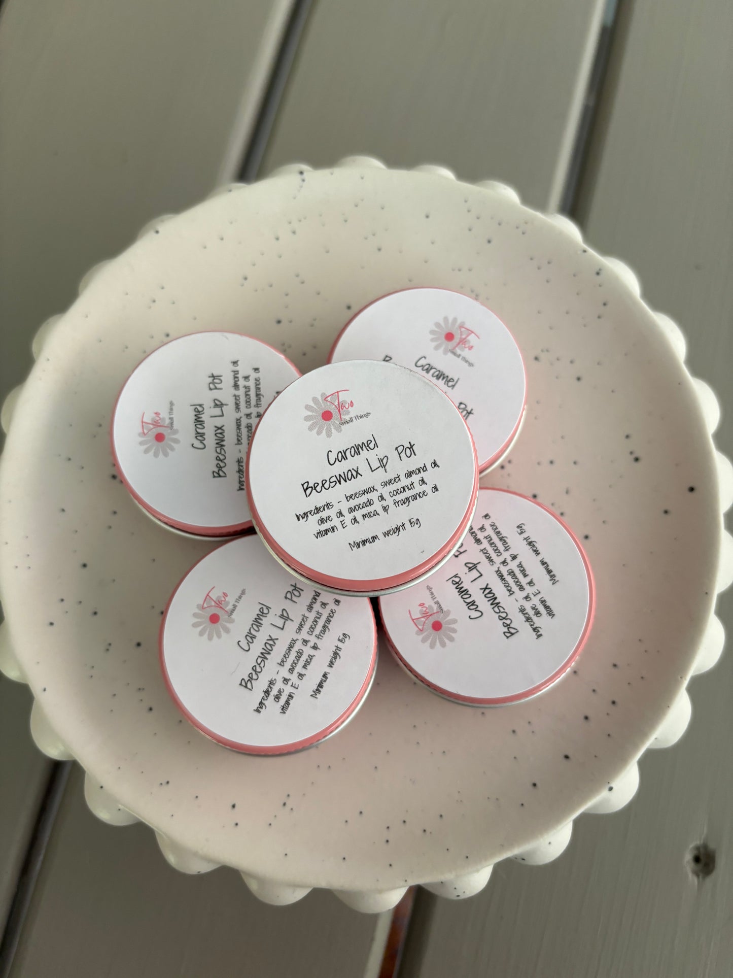 Caramel Beeswax Lip Balm Pot