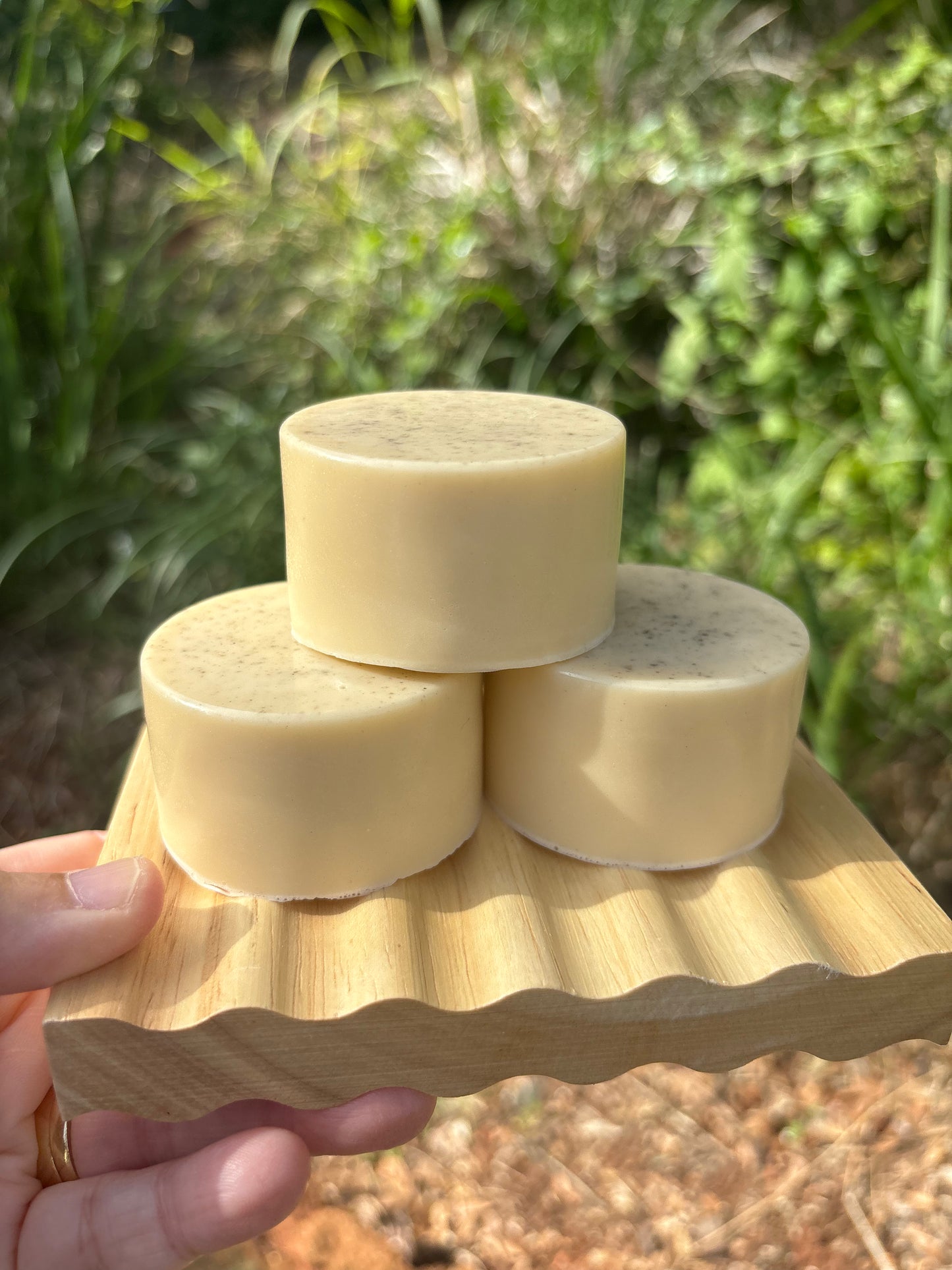 Lemon & Leather Shampoo Bar